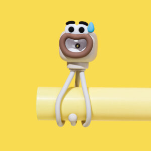 조절 가능한 다리 - 미니 문어 - 데스크탑 - 야간 조명