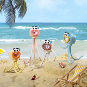 조절 가능한 다리 - 미니 문어 - 데스크탑 - 야간 조명