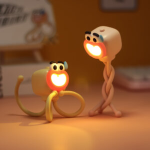 조절 가능한 다리 - 미니 문어 - 데스크탑 - 야간 조명