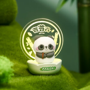 Adorable Panda Night Light – USB Rechargeable Cute LED Lamp