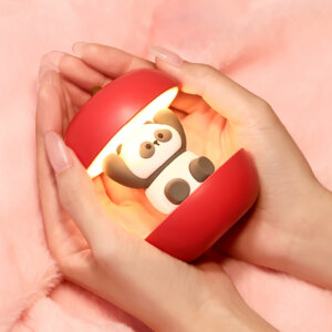 Apple Panda 야간 조명 – 어린이 및 장식을 위한 창의적인 LED 책상 램프