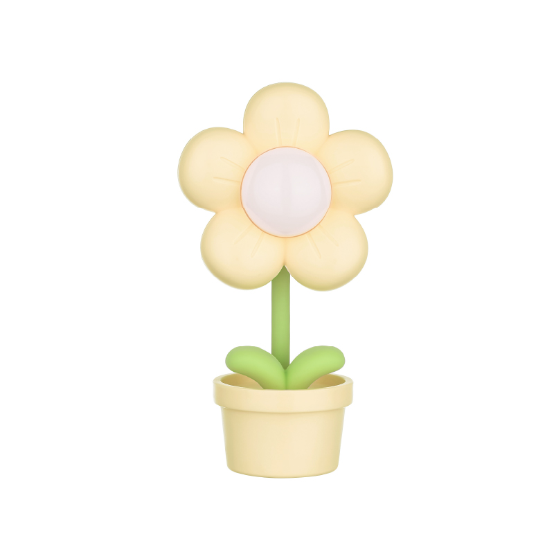 Цветок-Цветок-LED-Ночник---Милая-USB-Перезаряжаемая-Настольная Лампа
