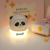 귀여운 팬더 LED 야간 조명 – 휴대용 디자인의 소프트 글로우 어린이 램프