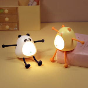 Гибкая рука Панда и Банни светодиодный ночной свет