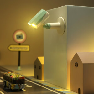 极简主义桌面夜灯可调LED阅读灯