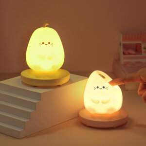 Pear-shaped Soft Silicone Night Light