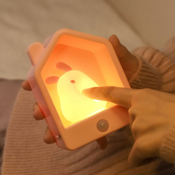 Squeeze Bunny House Sensor Night Light