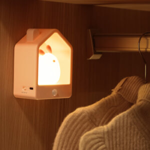 Squeeze Bunny House Sensor Night Light