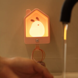 Squeeze Bunny House Sensor Night Light