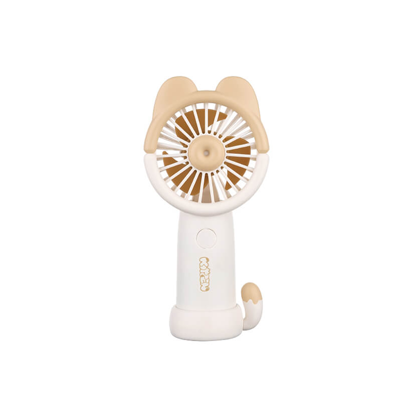 Ventilador de mano minimalista con temática de gatos