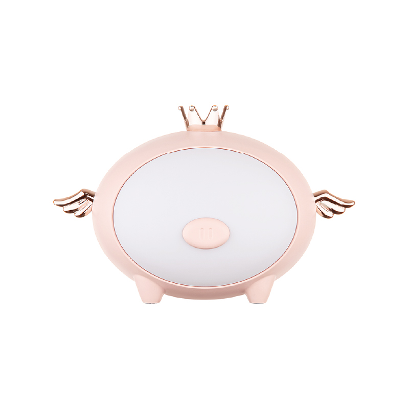 Летающая свинарная светодиодная ночной свет-милая перезаряжаемая сенсорная лампа с крыльями и короной TL-12