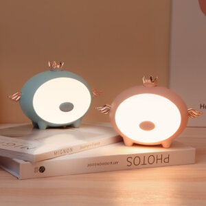 Летающая свинарная светодиодная ночной свет-милая перезаряжаемая сенсорная лампа с крыльями и короной TL-12