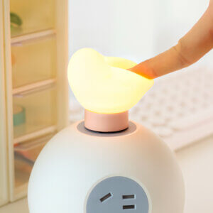 하트 모양 USB 야간 조명 - 플러그 앤 글로우 주변 램프