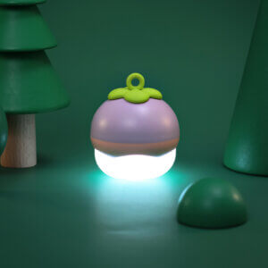 Mangostán colgando luz nocturna