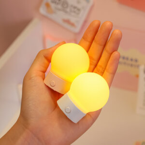 미니 실리콘 전구 USB 야간 조명