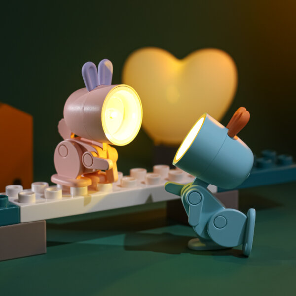 Cute Dog LED Night Light｜USB Rechargeable Puppy Lamp for Kids Room & Desk