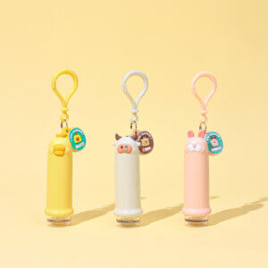 Mini Animal Caychain Flashlight Night Light - USB -заряжаемый светодиодный факел с милым мультипликационным дизайном TL19