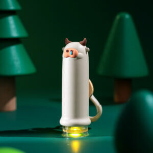 Mini Animal Caychain Flashlight Night Light - USB -заряжаемый светодиодный факел с милым мультипликационным дизайном TL19