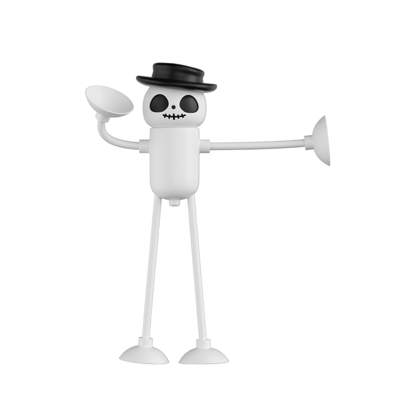 Halloween Pumpkin Plug-in Night Light with Funny Humanoid Shape and Witch Hat