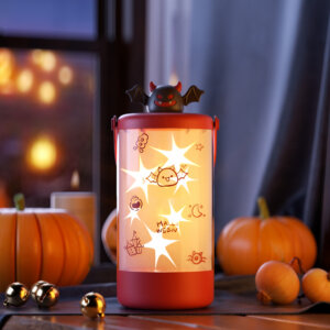 Тыква Хэллоуин Ночной свет со звездной проекцией и праздничными иконами