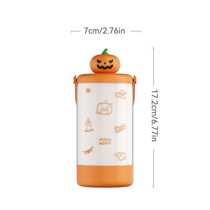 Тыква Хэллоуин Ночной свет со звездной проекцией и праздничными иконами