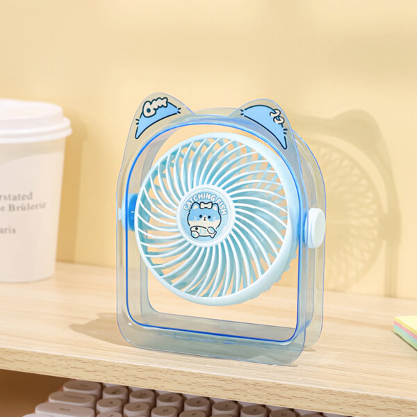 Cute Animal Handheld Fan with Mist Spray – Panda, Puppy, and Kitty Designs