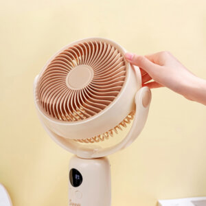 음성 및 리모콘이있는 스마트 스탠딩 팬, 조절 식 높이