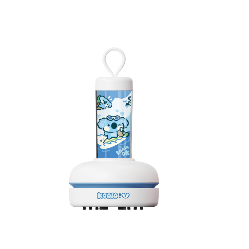 可爱的桌面迷你真空吸尘器卡通设计USB可充电