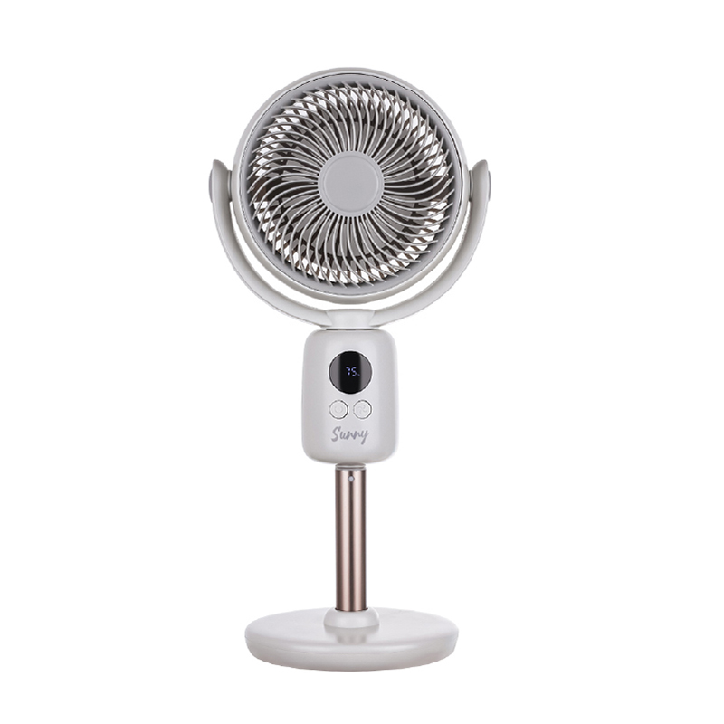 음성 및 리모콘이있는 스마트 스탠딩 팬, 조절 식 높이