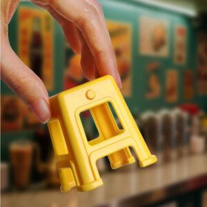 Mini taburete luz nocturna lámpara de noche suave recargable por USB