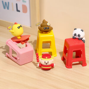 Mini taburete luz nocturna lámpara de noche suave recargable por USB