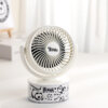 Divertido ventilador de escritorio | Mini ventilador de escritorio portátil recargable USB Creative Panda