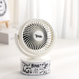 Fun Desk Fan | Creative Panda USB Rechargeable Mini Portable Desktop Fan