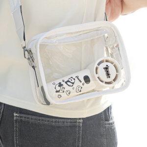 Ventilador de mano de alta velocidad | Ventilador de refrigeración portátil recargable USB Panda con pantalla digital