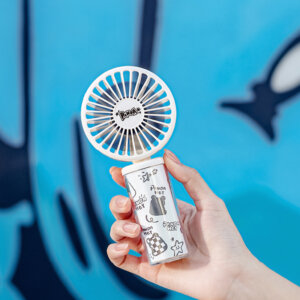 Fun Handheld Fan | Portable USB Rechargeable Mini Fan with Creative Design