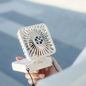 Puzzle Folding Fan | Creative USB Rechargeable Portable Desk Fan with Puzzle Game