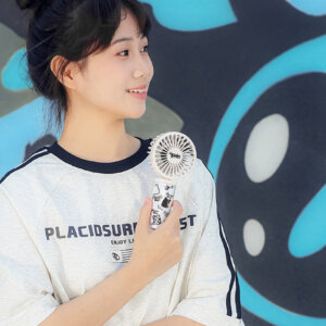 Penggemar genggem sing nyenengake | Penggemar Mini sing bisa diisi ulang USB kanthi desain kreatif