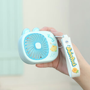Mini keychain fan hanging on bag, decorative portable cooling fan 9233Y