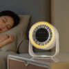 Quiet Bedroom Desk Fan with Night Light - Bedside Peaceful Sleep Scene